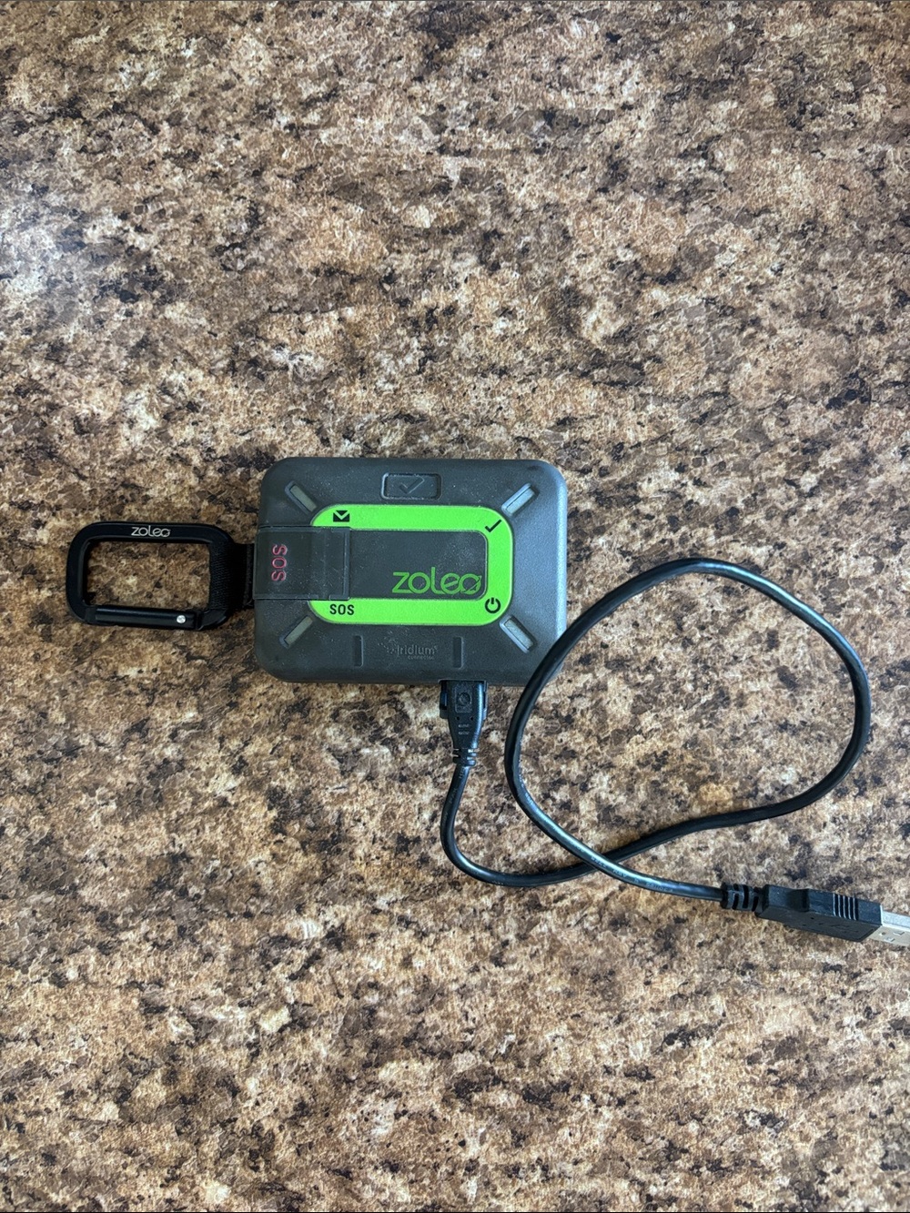 Zoleo Black & Green Satellite Communicator with SOS
